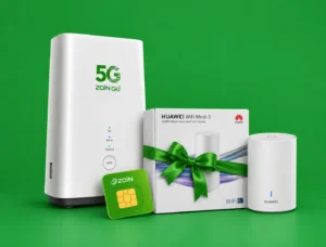 زين 5G سرعة 200 مع مقوي WiFi هدية